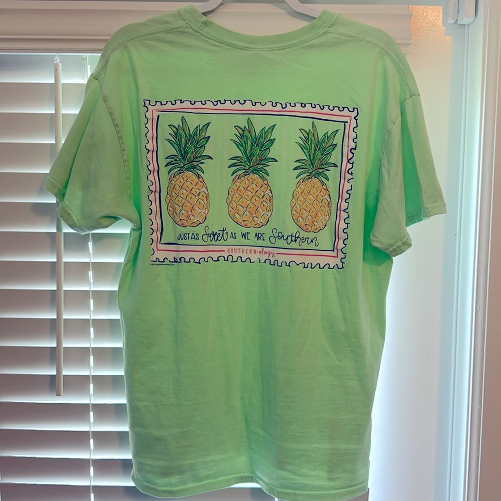 Pineapple Simply Southern Shirt L